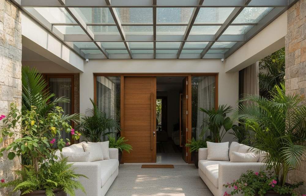pergola glass interiors kochi