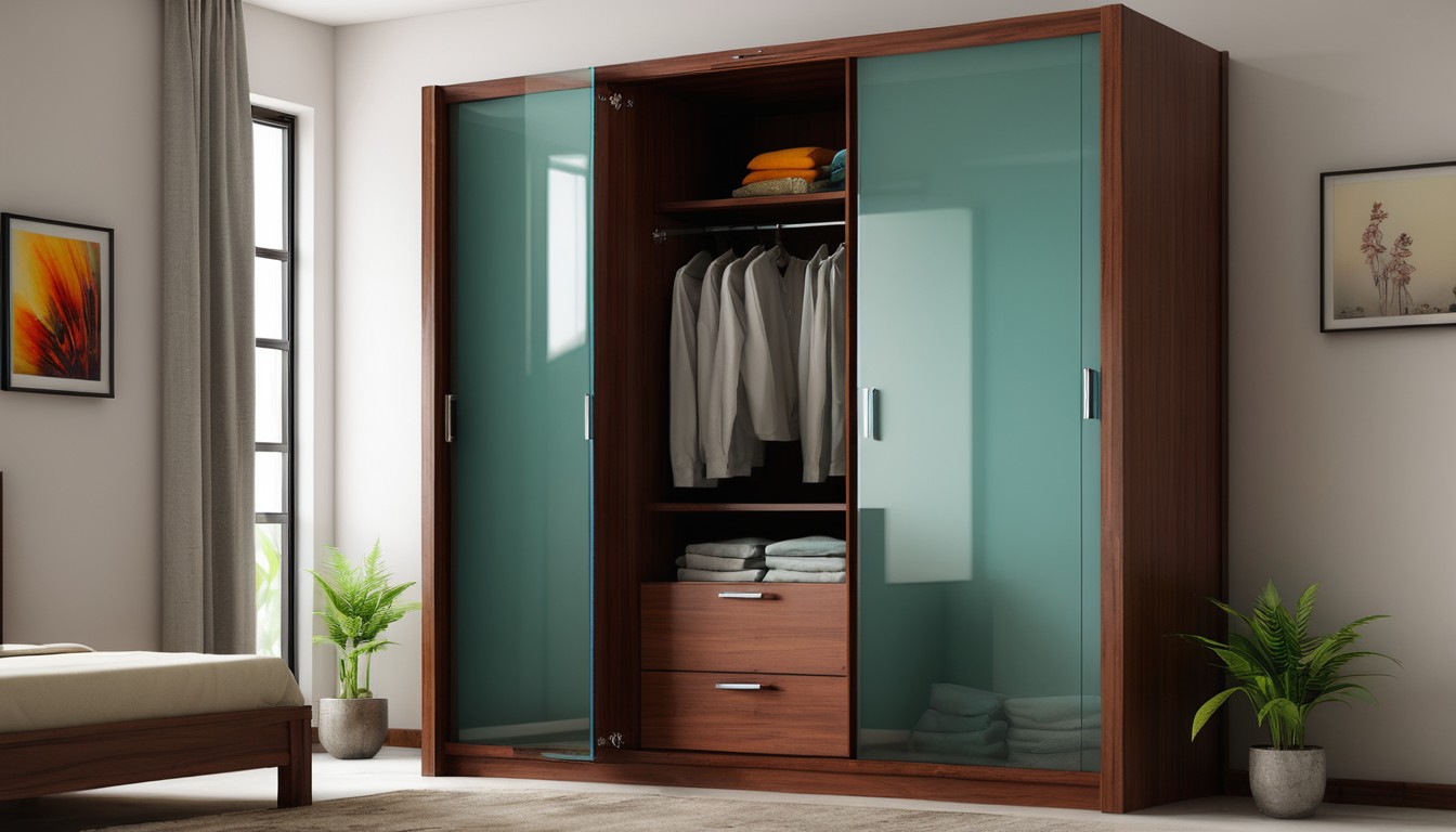 stylish-glass-wardrobes-kerala