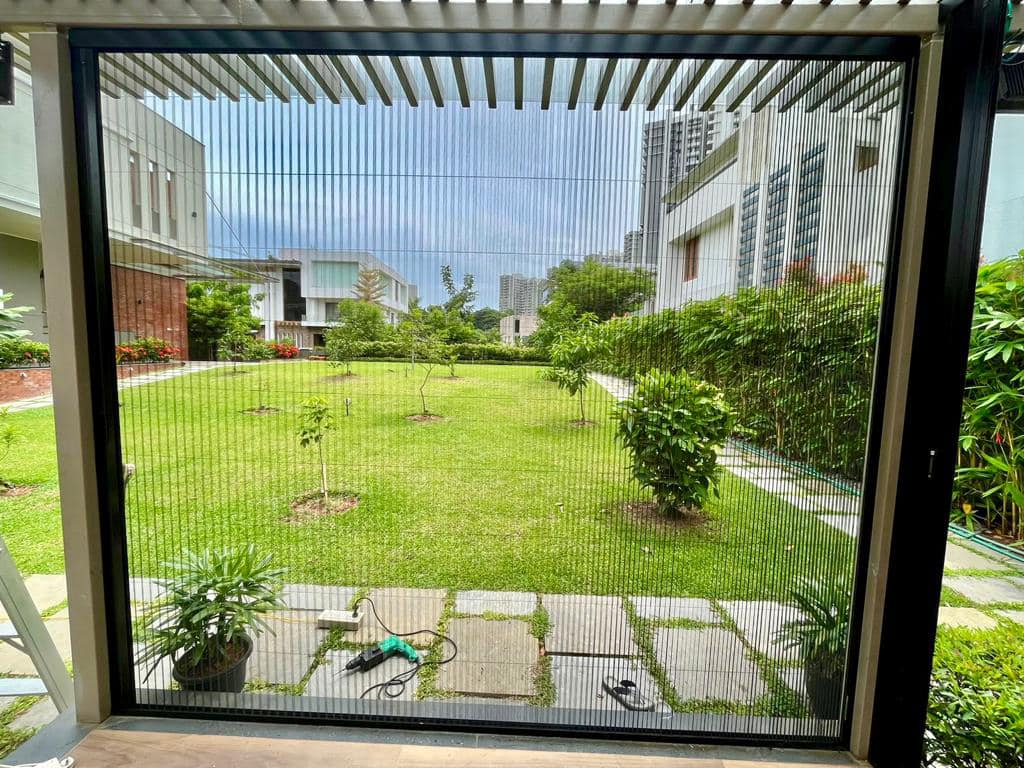 Gazebo Patio Glass And Hafele Insects Screen Solution