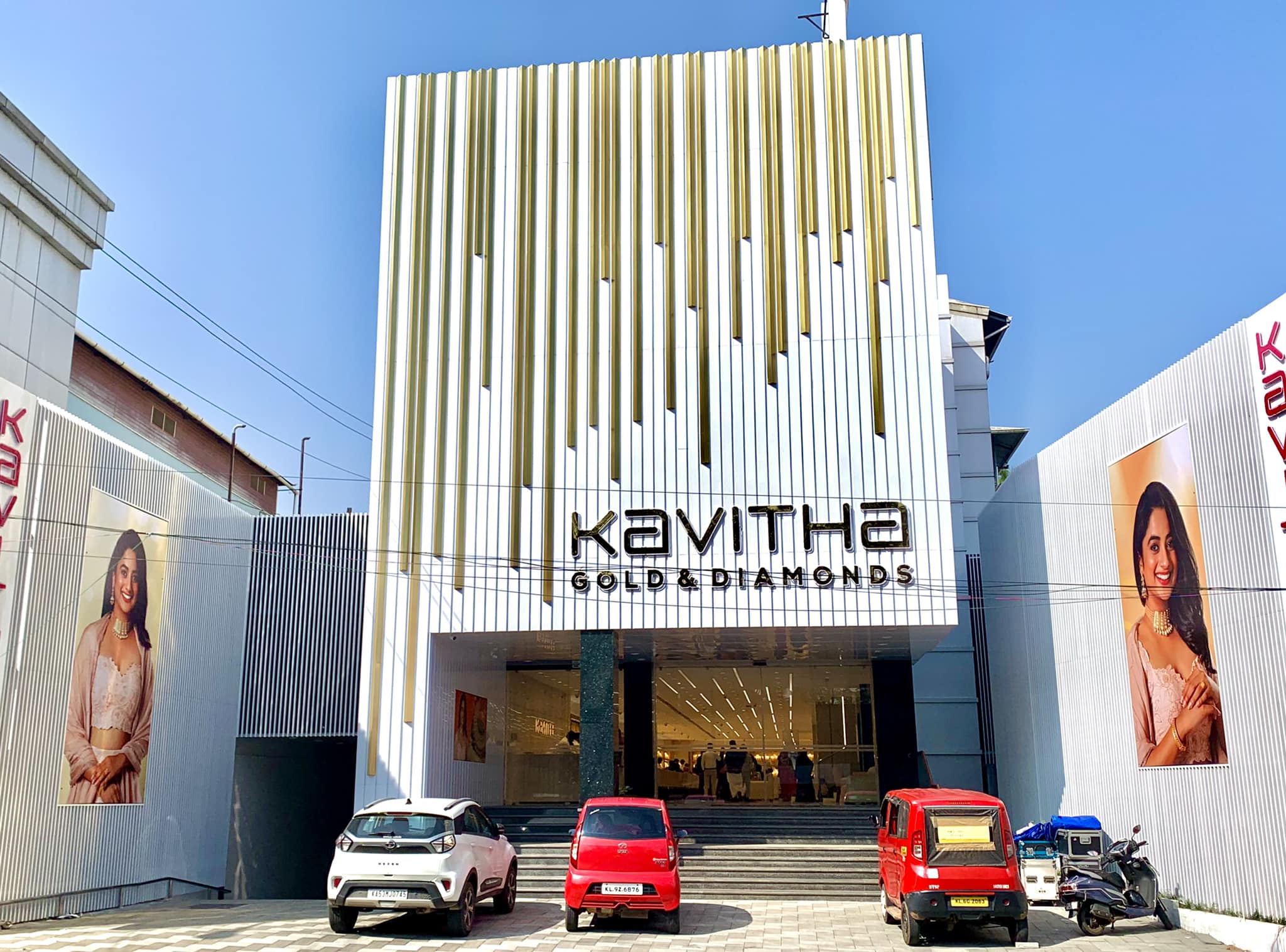 Kavitha Gold and diamonds Facade works