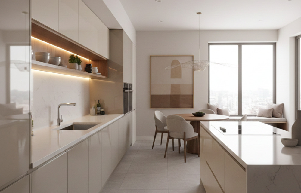 Green Interio Fusion & the art of creating modular kitchens that feel effortlessly refined for Modern Living