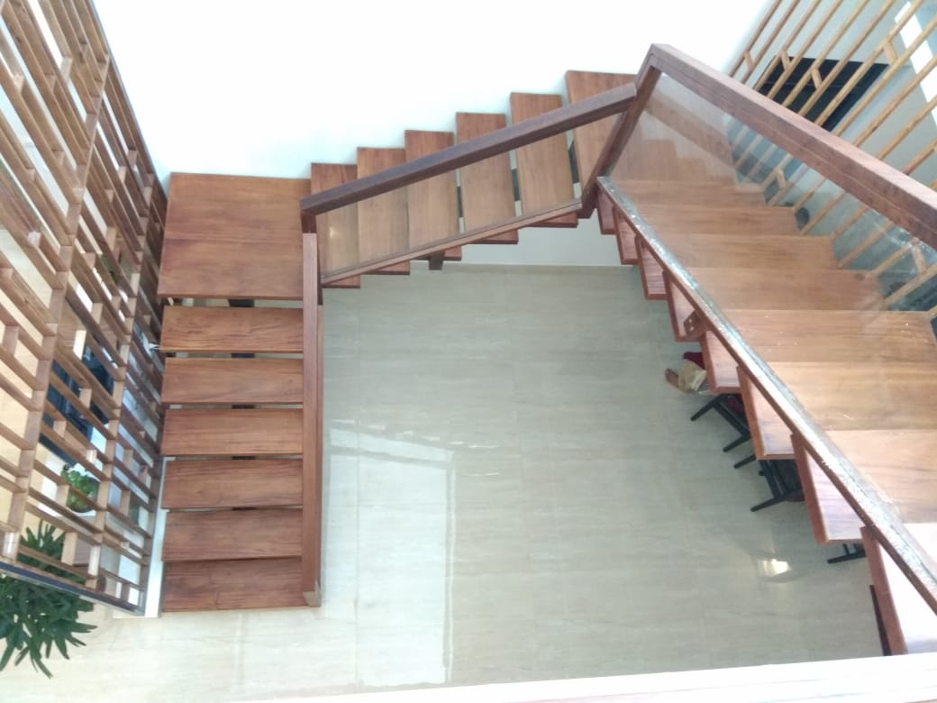 Wooden Stairs Interior Designers in Calicut