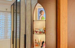 Maximize Walk In Closet Potential with Glass Wardrobe Installation Works and a Premium Central Island Unit